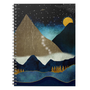 Caderno Espiral Climas de montanha do ouro