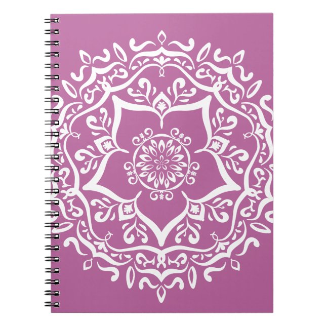 Caderno Espiral Clover Mandala (Frente)