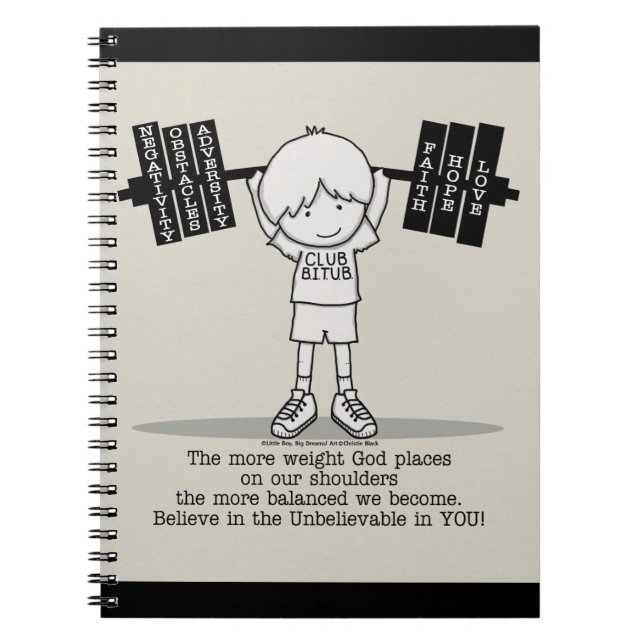 Caderno Espiral Club BITUB - Mais Equilibrado (Frente)