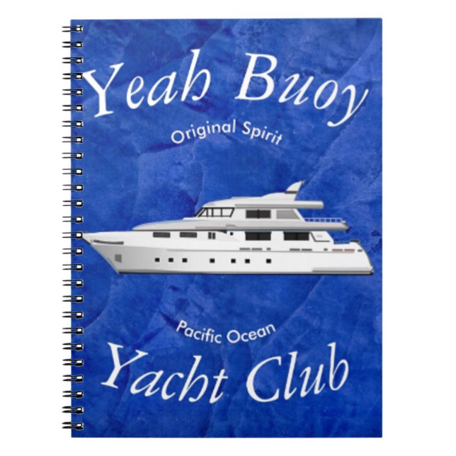 Caderno Espiral Clube de Iate Sim Buia (Frente)