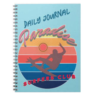 Caderno Espiral Clube de surf Summerfun - Clima de praia