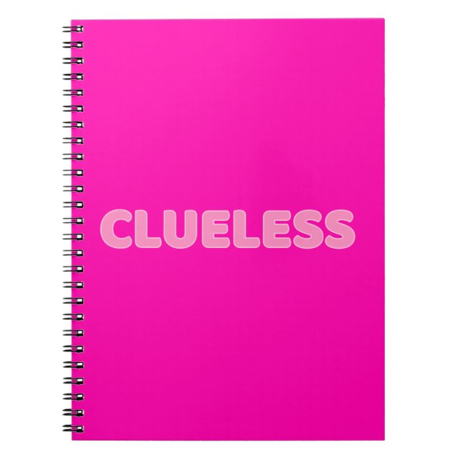 Caderno Espiral Clueless Eu (Frente)