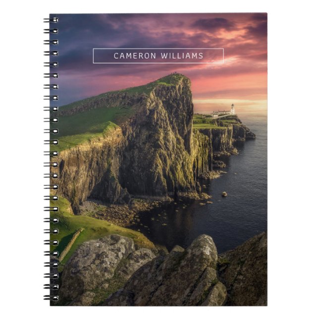 Caderno Espiral Coastline | Ilha de Skye, Escócia (Frente)