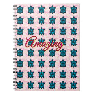 Caderno Espiral Cobertor Sherpa com padrão personalizado de tartar