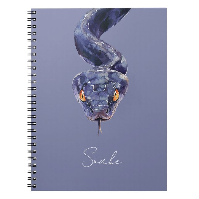 Caderno Espiral Cobra Roxa (Frente)