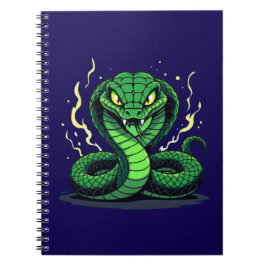 Caderno Espiral Cobra Venenosa – Perigo e Precisão