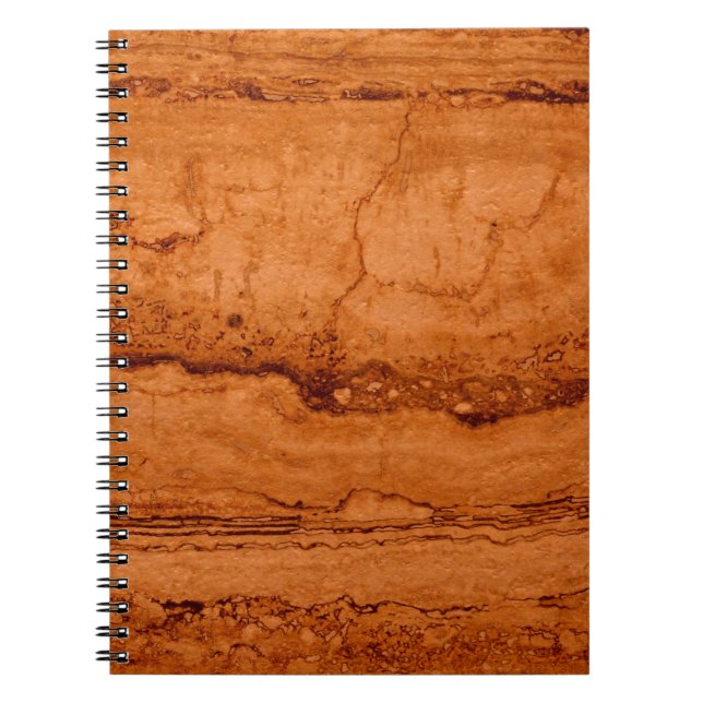 Caderno Espiral Cobre Canyon Granite, dourado âmbar Montanhas Sedo (Frente)