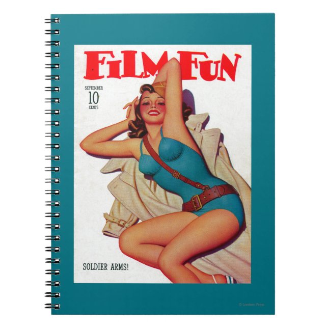 Caderno Espiral Cobrir 10 da Revista Film Fun (Frente)