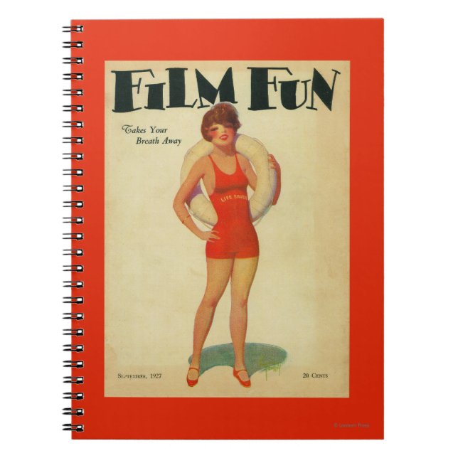 Caderno Espiral Cobrir 2 da Revista Film Fun (Frente)