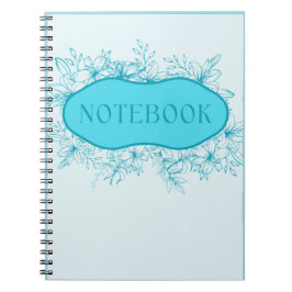 Caderno Espiral Cobrir de notebook azul