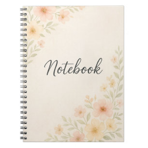Caderno Espiral cobrir de notebook "Watercolor Garden"
