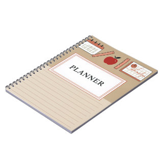 Caderno Espiral Cobrir de Pastel mínimo