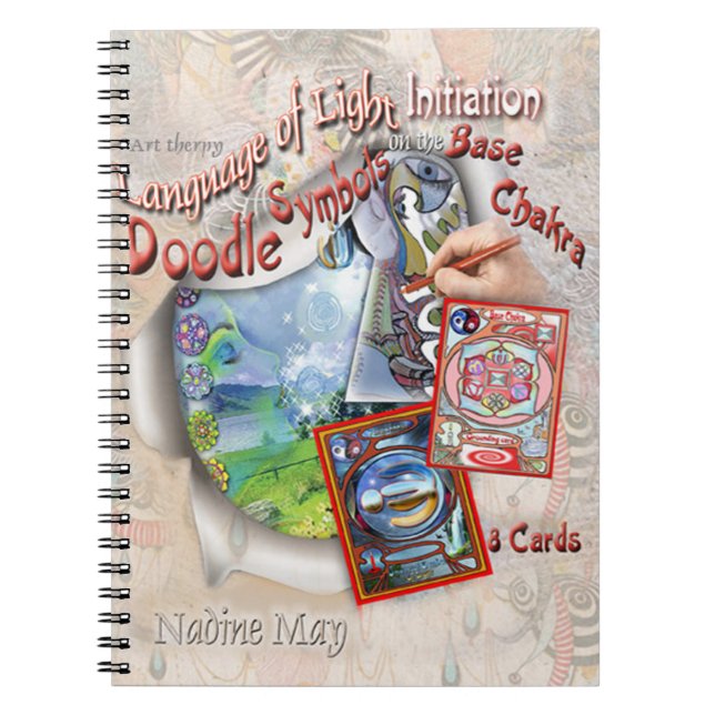 Caderno Espiral Cobrir frontal do Chakra básico (Frente)