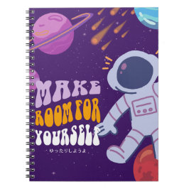 Caderno Espiral Cobrir para notebook inspirado no universo e astro