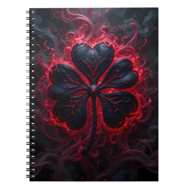 Caderno Espiral Cobrir preto de 5 folhas (Frente)