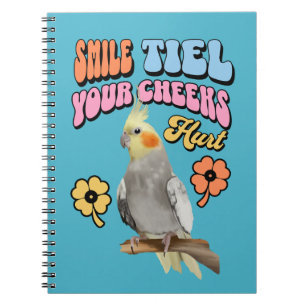 Caderno Espiral Cockatiel Parrot Cheio