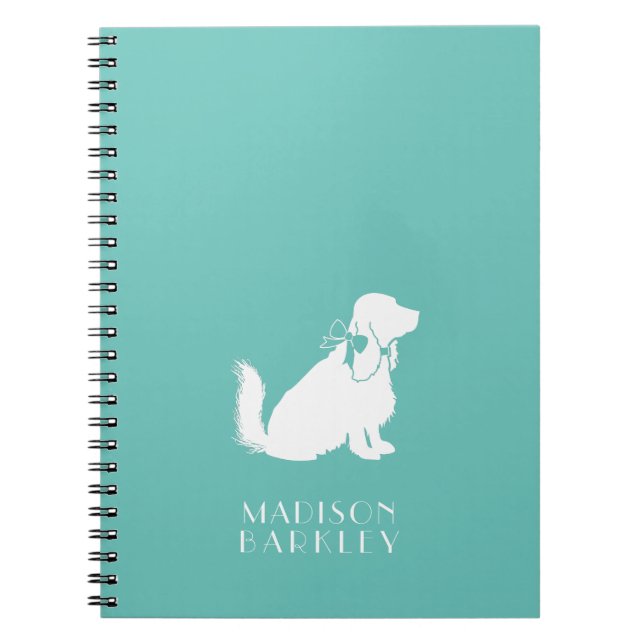 Caderno Espiral Cocker Spaniel Dog Puppy (Frente)