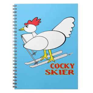 Caderno Espiral Cocky Skier