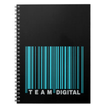Código de barras digital de equipe para nerd