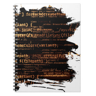 Caderno Espiral Código do computador