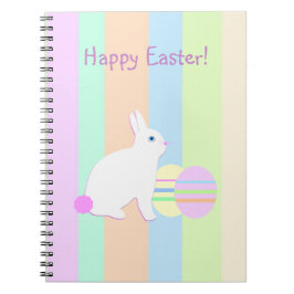 Caderno Espiral Coelhinho e Ovos felzs pascoa