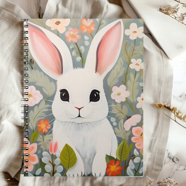Caderno Espiral Coelho Adorável (Criador carregado)