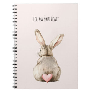 Caderno Espiral Coelho Coração de Coelho Corado