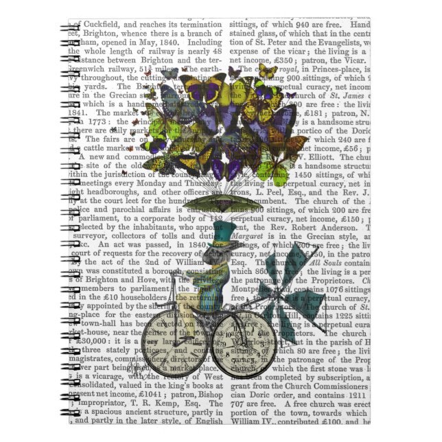 Caderno Espiral Coelho das Moscas do Tempo (Frente)