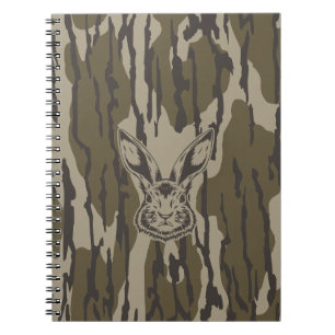 Caderno Espiral Coelho de Camo de Caça Bottomland