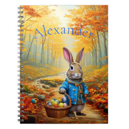 Caderno Espiral coelho de Páscoa