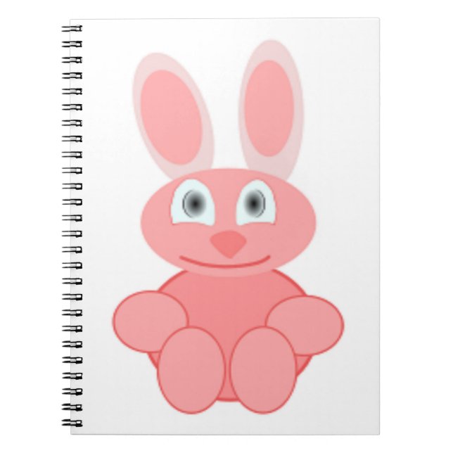 CADERNO ESPIRAL COELHO DO PINK BUNNY (Frente)