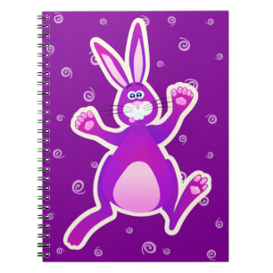 Caderno Espiral Coelho engraçado, notebook