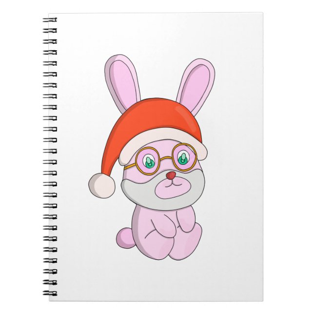 Caderno Espiral Coelho Natal (Frente)