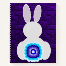 Caderno Espiral Coelho Roxo
