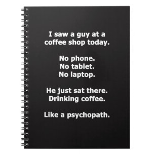 Caderno Espiral Coffee Shop