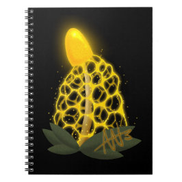 Caderno Espiral Cogumelo Amarelo Magro de Véu Bridal