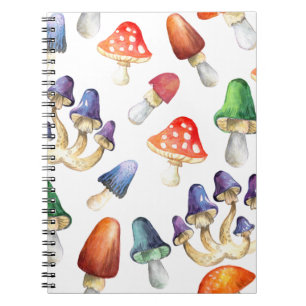 Caderno Espiral Cogumelos fantásticos