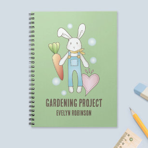 Caderno Espiral Coisas Fofas Personalizadas de Coelhinho para Cria