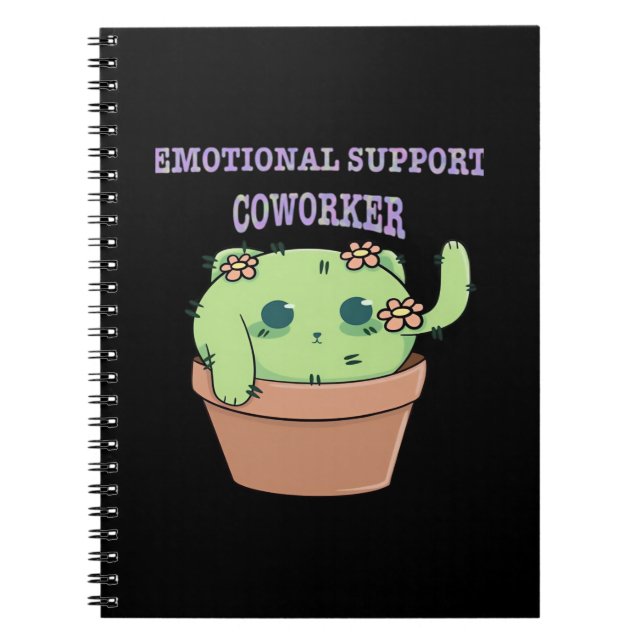Caderno Espiral Colaborador de Ajuda Emocional Clássico (Frente)