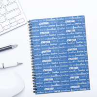 Colagem de Nome Azul Personalizado Legal Fonte