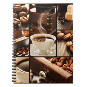 Caderno Espiral Colagem do café