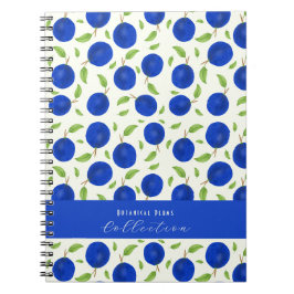 Caderno Espiral Coleção de Ameixas Botânicas Marfim