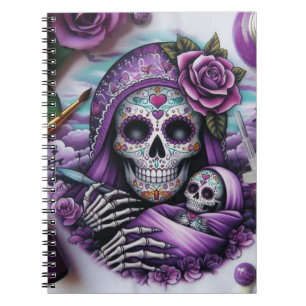Caderno Espiral Coleção de Mama de Açúcar Crânio