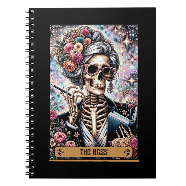 Caderno Espiral Coleção de Notebook Boss Tarot Card (Frente)