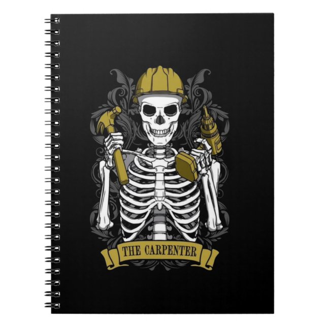 Caderno Espiral Coleção de Notebook Carpenter Tarot Card (Frente)