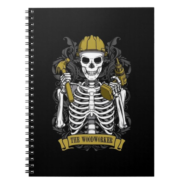Caderno Espiral Coleção de Notebook de Cartão Tarot Woodworker (Frente)