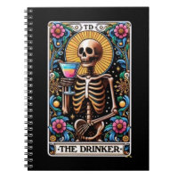Coleção de Notebooks com Placa Tarot Drinker