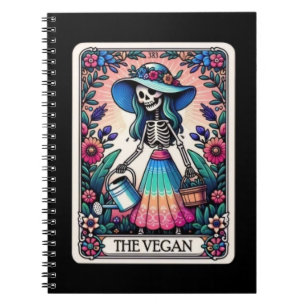 Caderno Espiral Coleção de Notebooks com Placa Tarot Vegan