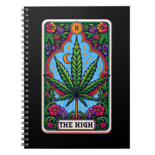 Caderno Espiral Coleção de Notebooks High Tarot Card