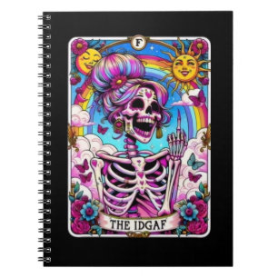 Caderno Espiral Coleção de Notebooks Tarot do IDGAF